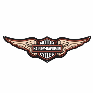 Harley Davidson Wings Logo Vector