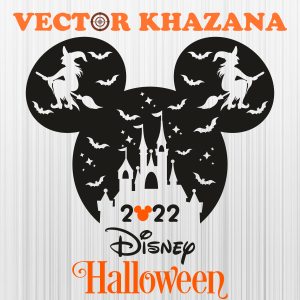 Halloween 2022 Mickey Castle Svg