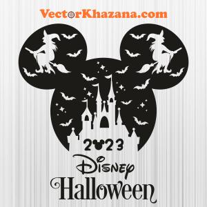 Mickey Disney Halloween 2023 Svg