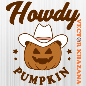 Howdy Pumpkin Svg