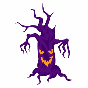 halloween tree png clipart
