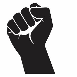 Black Lives Matter Fist Vector