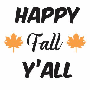 Happy Fall Yall Vector