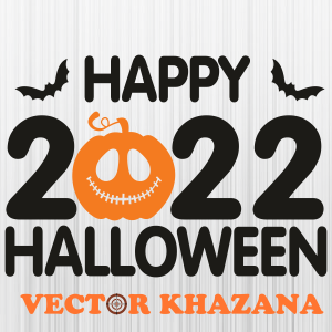 Happy 2022 Halloween Svg