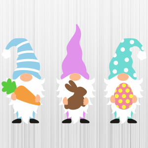 Happy Easter Gnomes Svg