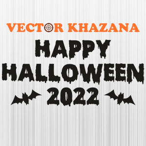 Happy Halloween 2022 Bat Svg