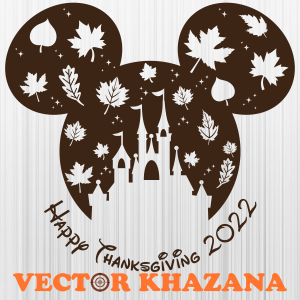 Happy Thanksgiving Mickey 2022 Svg
