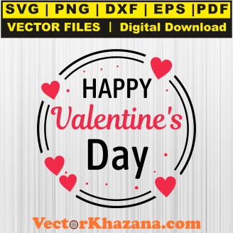 Happy Valentines Day Svg