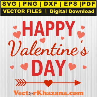 Happy Valentines Day Svg