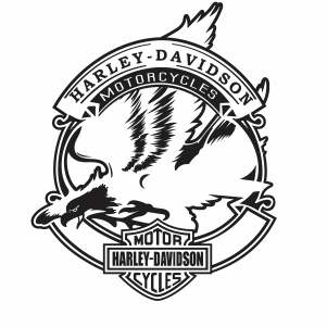 Harley Davidson motorcycle eagle logo