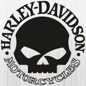 Harley Davidson Motorcycles Skull Svg