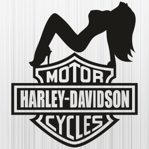 Harley Davidson Sexy Girl Svg