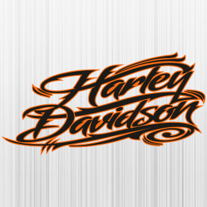 Harley Davidson Letter Svg