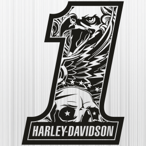 Harley Davidson No1 Eagle Svg