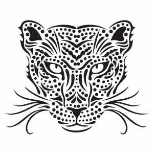 Wild Leopard Svg