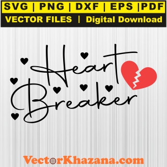 Heart Breaker Svg