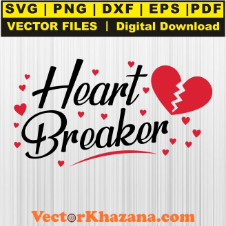 Heart Breaker Svg