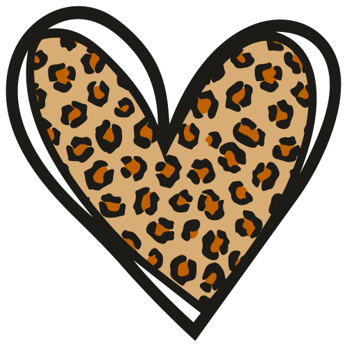 Free Free 133 Cheetah Print Heart Svg Free SVG PNG EPS DXF File