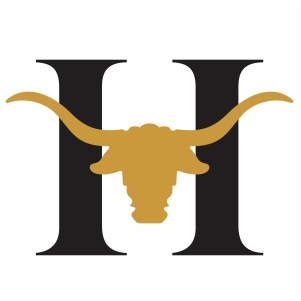 Hebbronville Longhorns football logo vector file