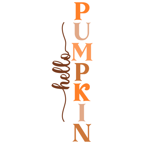 Hello Pumpkin Clipart