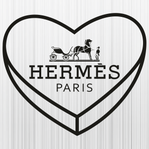 Hermes Paris Heart Logo Svg