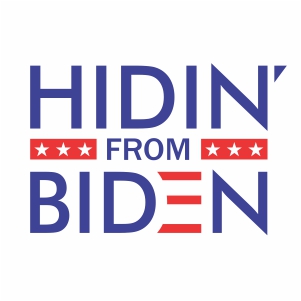 Hiding From Biden Clipart