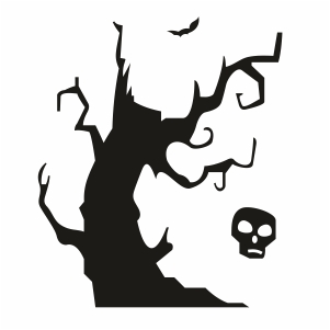 Halloween Tree Svg
