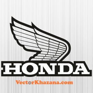 Honda Motorcycle Vintage Wing Svg