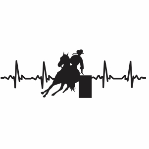 Horse Heartbeat Svg