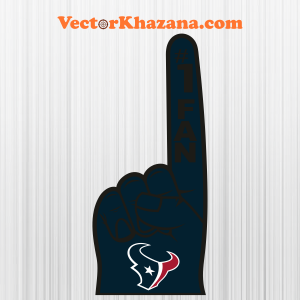Houston Texans 1 Fan Svg