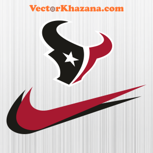 Houston Texans with Nike Symbol Svg