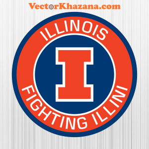 Illinois Fighting Illini Circle Svg