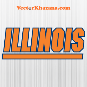 Illinois Fighting Illini Letter Svg