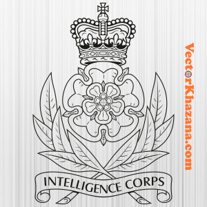Intelligence Corps Black Svg