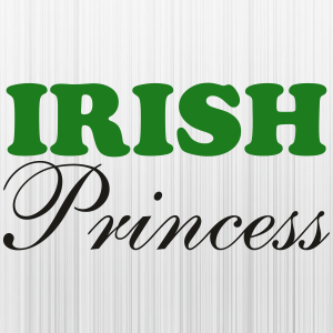Irish Princess Svg