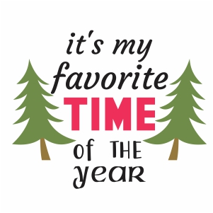 Its My Favorite Time Vector