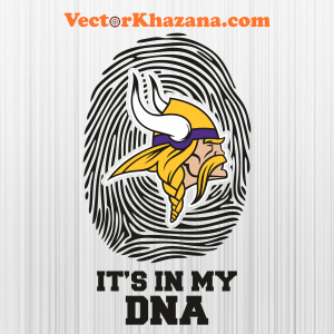 Its In My DNA Minnesota Vikings Svg