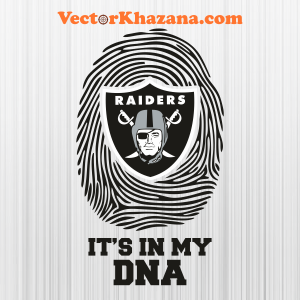 Its In My DNA Oakland Raiders Svg