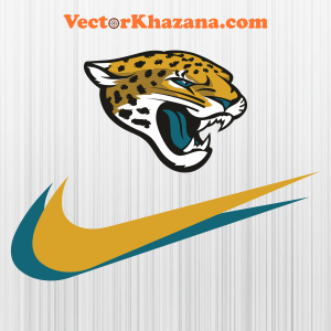 Jacksonville Jaguars with Nike Symbol Svg