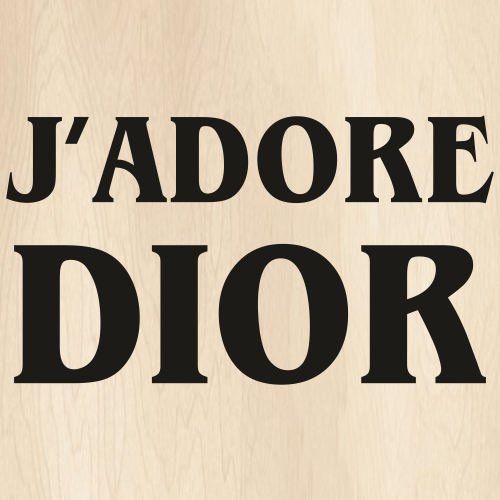 Jadore Dior Svg
