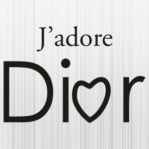 Jadore Dior Heart Svg