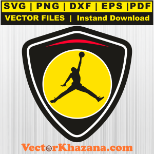 Jordan NBA Logo Svg