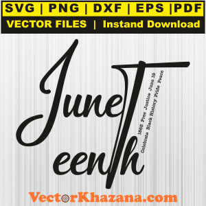 Juneteenth 1865 Free Justice Svg Png