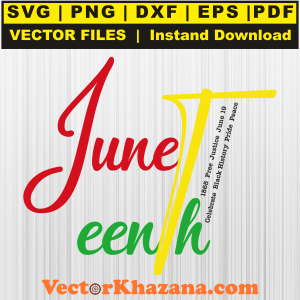 Juneteenth 1865 Free Justice Png Svg