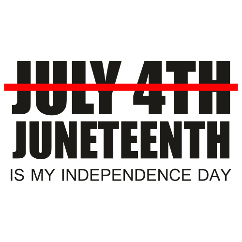 Juneteenth Is My Independence Day Not July 4th Svg