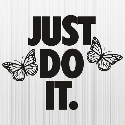Just do it ButterFly Svg