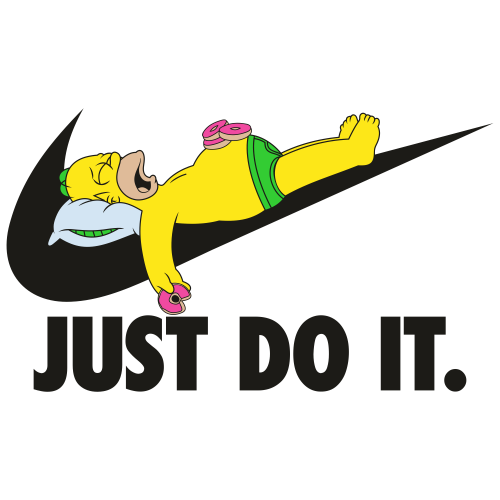Just do it Simpson Svg