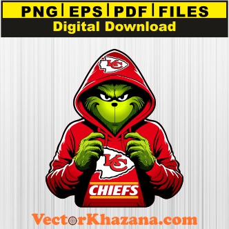 Grinch KC Chiefs Christmas Png