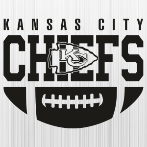 Kansas City Chiefs Ball Black Logo Svg