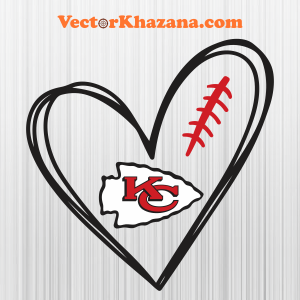 Kansas City Chiefs Heart Svg